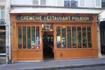 Exterior of Paris Bistro Polidor